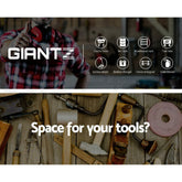 Giantz 1.5M Garage Shelving Warehouse Rack Pallet Racking Storage Shelve Black