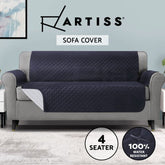 Artiss Sofa Cover Couch Covers 4 Seater 100% Water Resistant Dark Grey