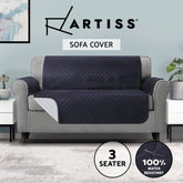 Artiss Sofa Cover Couch Covers 3 Seater 100% Water Resistant Dark Grey