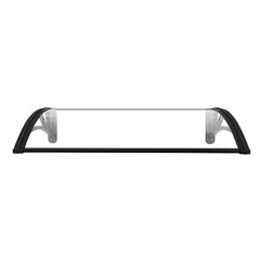 Instahut Window Door Awning Canopy 1mx3m Transparent Solid Sheet Plastic Frame