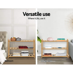 Artiss Shoe Rack Bamboo Storage 3-tier Free Delivery