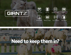 Giantz Electric Fence Poly Tape 400M Insulator