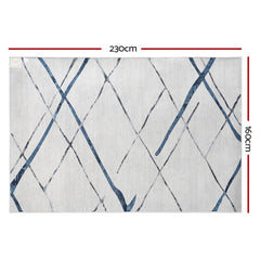 Artiss Rug 160x230cm Area Rug Washable Mat Large Carpet Soft Short Pile Jaca