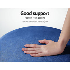 Artiss Ottoman Foot Stool Round Velvet Free Delivery