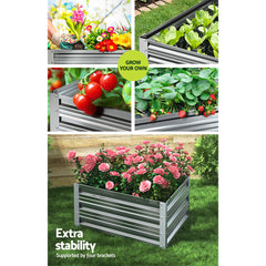 Greenfingers Green Fingers Garden Bed 86x86x30cm Planter Free Delivery