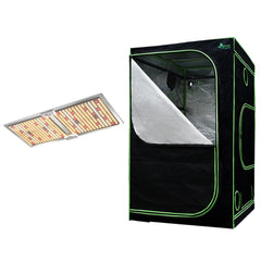 Green Fingers Grow Tent Light Kit 100x100x200CM 2200W LED Full Spectrum
