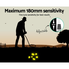 Weisshorn Metal Detector 180MM Deep Sensitive Waterproof Free Delivery
