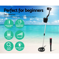 Weisshorn Metal Detector 180MM Deep Sensitive Waterproof Free Delivery