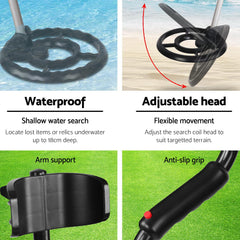 Weisshorn Metal Detector 180MM Deep Sensitive Waterproof Free Delivery