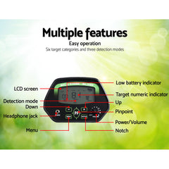 Weisshorn Metal Detector 220MM Deep Sensitive Waterproof Free Delivery
