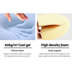 Giselle Bedding Wedge Pillow Blue Free Delivery