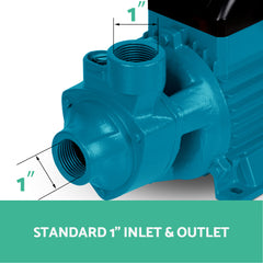 Giantz Peripheral Pump Auto Clean Water Garden Boiler Car Wash Irrigation QB80