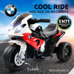 Kids Electric Ride On Car Police Motorcycle Motorbike BMW Licensed S1000RR Red