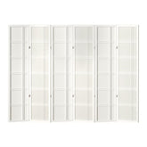 Artiss Room Divider Screen Privacy Wood Dividers Stand 6 Panel Nova White