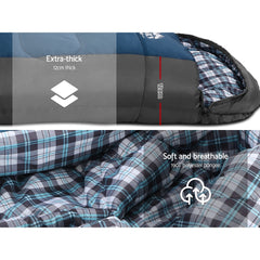 Weisshorn Sleeping Bag Single Thermal Camping Hiking Outdoor Free Delivery