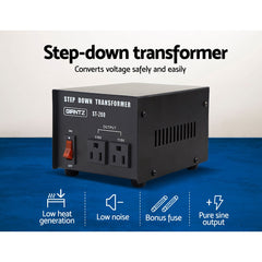 Giantz Step Down Transformer 200W 240V 110V Free Delivery
