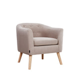 Artiss Armchair Tub Chair Beige Adora
