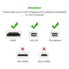 Does not apply UGREEN Mini DP HDMI Female converter Free Delivery
