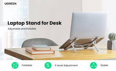 UGREEN 40289 Foldable Laptop Stand (Silver) Free Delivery