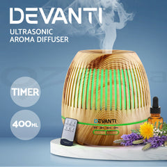 Devanti Aroma Diffuser Aromatherapy Humidifier 400ml