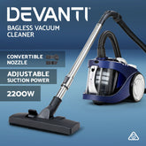 Devanti 2200W Bagless Vacuum Cleaner Blue