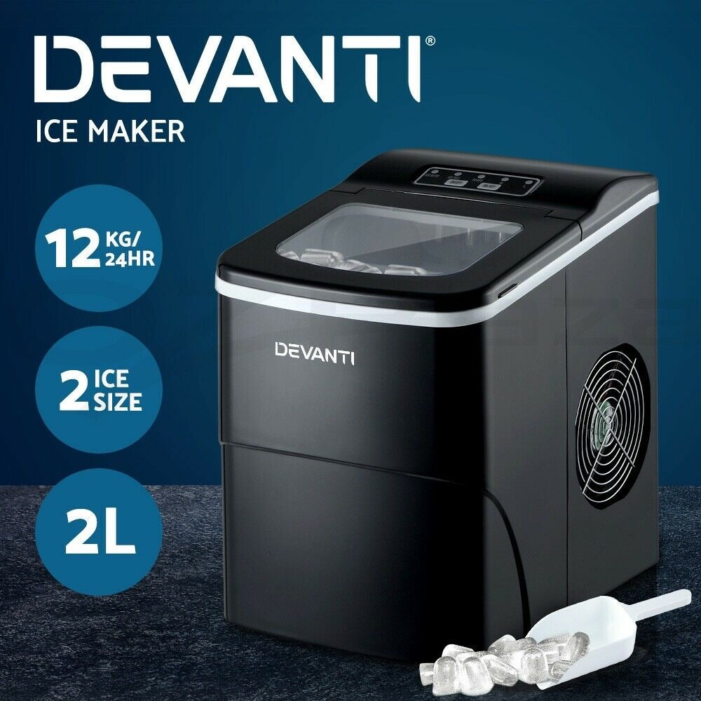 Devanti Portable Ice Cube Maker Machine 2L Australian Deals