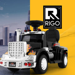 Rigo Kids Electric Ride On Car Truck Motorcycle Motorbike Toy Cars 6V Black
