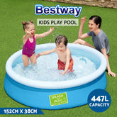 Bestway Kids Pool 152x38cm Round Inflatable Above Ground Swimming Pools 477L