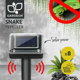 Gardeon Solar Snake Repeller 8X Multi Pulse Ultrasonic Powered Pest Repellent