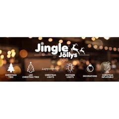 Jingle Jollys Christmas Inflatable Tree Snowman 2.7M Illuminated Decorations