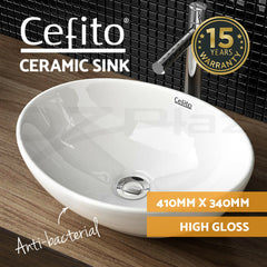 Cefito Bathroom Basin Ceramic Vanity Sink Hand Free Delivery