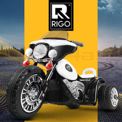 Rigo Kids Electric Ride On Motorcycle Motorbike Harley Bike Toys Battery Cars