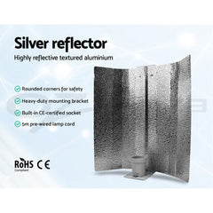 Greenfingers Indoor Hydroponic Grow Light Kit 600W HPS MH Lamp Magnetic Ballast