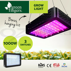 Green Fingers 1000W Grow Light LED Full Spectrum Indoor Plant All Stage Growth