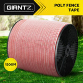 Giantz Electric Fence Poly Tape 1200M