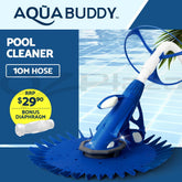 Aqua Buddy Pool Cleaner Automatic Vacuum Floor Climb Swimming Wall Pool 10M Hose