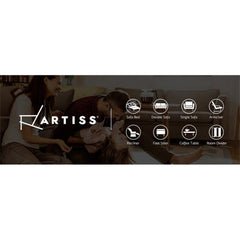 Artiss Armchair Lounge Accent Chair Armchairs Couch Chairs Sofa Bedroom Charcoal