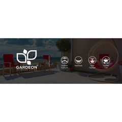 Gardeon 2x Outdoor Bar Stools Aluminum