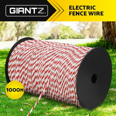 Giantz Electric Fence Poly Rope 2x 500M