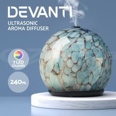 Devanti Aroma Diffuser Aromatherapy Glass 240ml