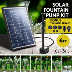 Gardeon Solar Pond Pump 6 FT