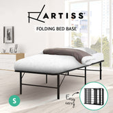 Artiss Folding Bed Frame Metal Base - Single