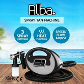 Alba. Spray Tanning Machine Spray Gun Sunless Tan Kit 700W HVLP System Black
