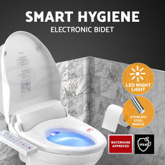 Cefito Electric Bidet Toilet Seat Cover Bathroom Spray Water Wash V Shape