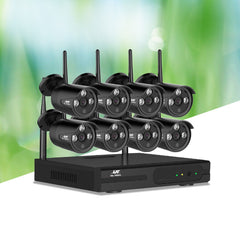 UL-tech Wireless CCTV Security System 8CH NVR 3MP 8 Bullet Cameras