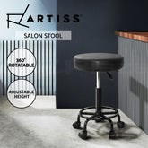 Artiss Salon Stool Round Swivel Chair
