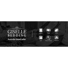Giselle Bedding Faux Mink Quilt Charcoal King