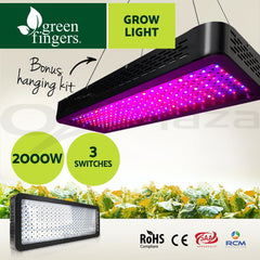 Green Fingers 2000W Grow Light LED Full Spectrum Indoor Plant All Stage Growth