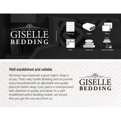 Giselle Bedding Memory Foam Pillow Bamboo Cover Twin Pack