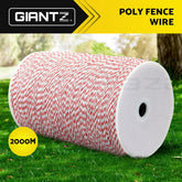 Giantz Electric Fence Poly Wire 2000M